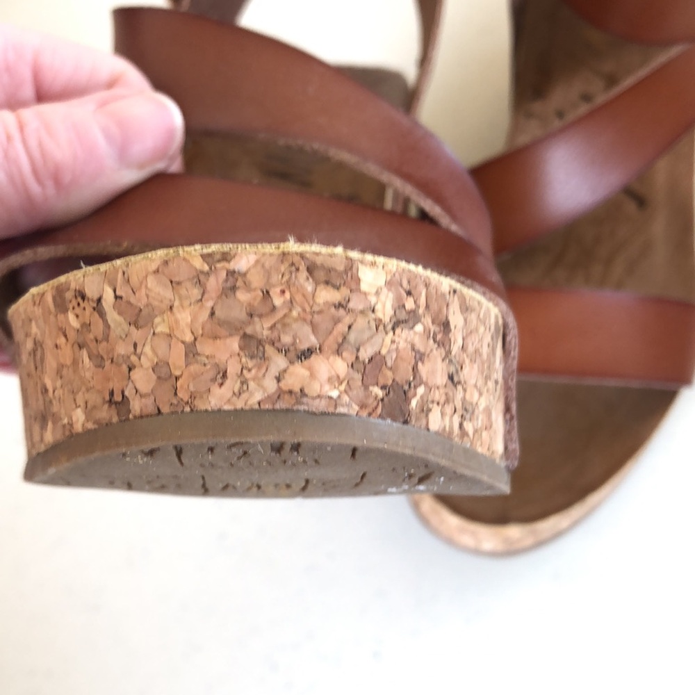 Women's Brown Leather Sandals by Blowfish Malibu - Picture 15 of 17
